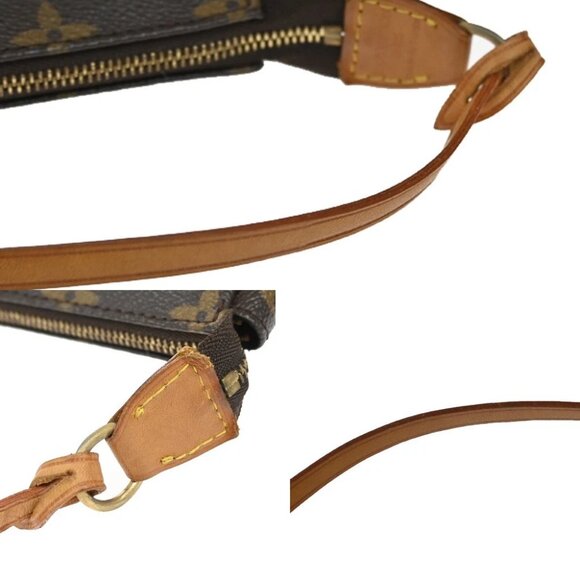 LOUIS VUITTON Pochette Accessoires Hand Bag Monogram Leather BN - Picture 8 of 14